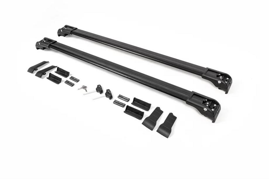 Citroen Berlingo/Multispace 2018– Dakdragers (dwarsbalken) voor geïntegreerde dakrails Wingbar V2 (2 stuks) Grijs Foto 17