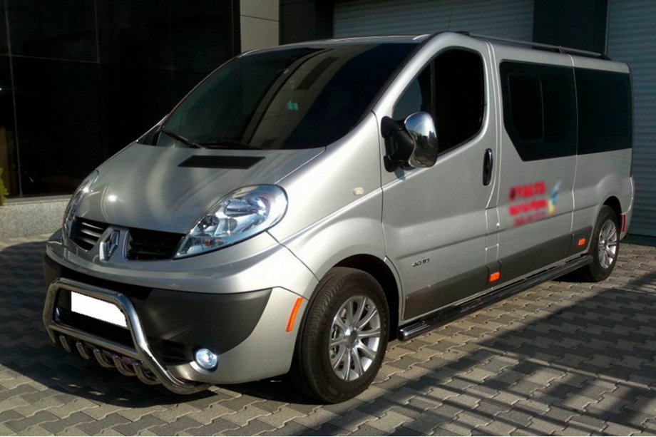 Opel Vivaro 2001–2015 Bullbar WT003-4 (RVS) Met opschrift Foto 11