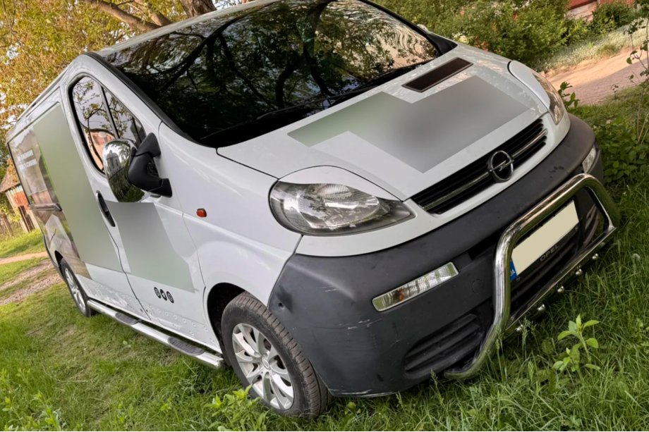 Opel Vivaro 2001–2015 Bullbar WT003-4 (RVS) Met opschrift Foto 5