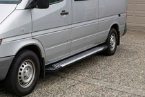 Volkswagen LT 1995–2006 Side steps Line (2 stuks, aluminium) foto 1