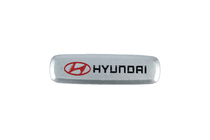 Hyundai Aluminium badge voor automatten (1 st.) foto 1