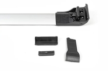 Peugeot Partner/Rifter 2019– Dakdragers (dwarsbalken) voor geïntegreerde dakrails Wingbar V2 (2 stuks) Zwart foto 12