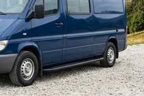 Volkswagen LT 1995–2006 Bosphorus Black side steps (2 st., aluminium) foto 1