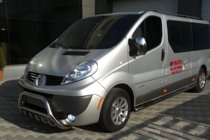 Renault Trafic 2001–2015 Bullbar WT003-4 (RVS) Met Renault opschrift foto 3