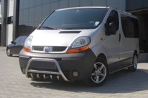 Renault Trafic 2001–2015 Bullbar WT003-4 (RVS) Met Renault opschrift foto 2