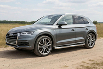Audi Q5 2017–2025 Sidebars (2 stuks, RVS) foto 1