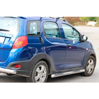 Sidebars (2 stuks, RVS) Chery Beat 2009–2015 foto 2