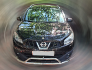 Nissan Qashqai 2007–2010 Voorbescherming (RVS) foto 1