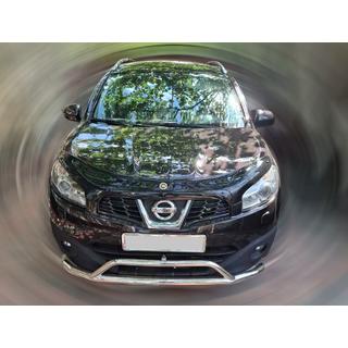 Voorbescherming (RVS) Nissan Qashqai 2010–2014