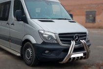 Mercedes Sprinter W906 2006–2018 Bullbar F1-01 (2013-2018, roestvrij staal) foto 2