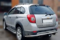 Chevrolet Captiva 2006–2019 Achterbeschermbeugel AK005 (RVS) foto 3