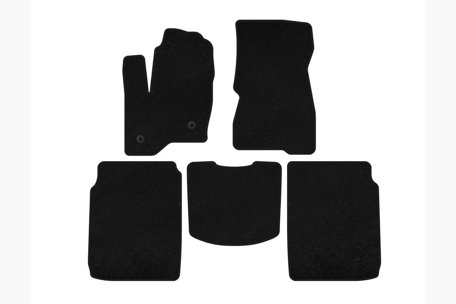 Ford Flex 2009–2019 Textielmatten Classic (2 rijen, 2013-2019, zwart) Image