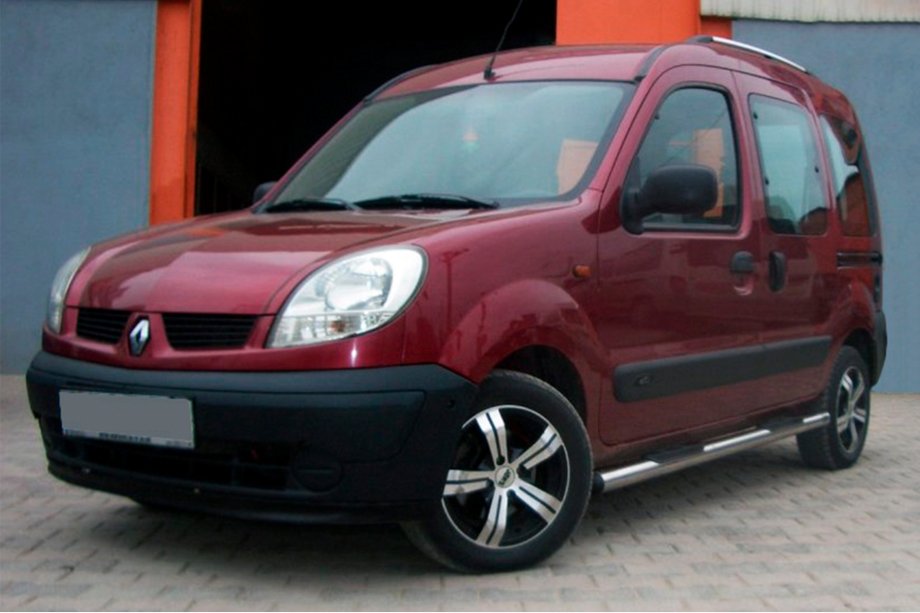 Renault Kangoo 1998–2008 Sidebars (2 stuks, RVS) Foto 2