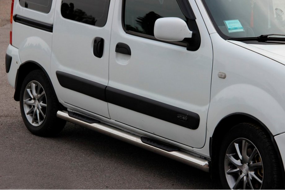 Renault Kangoo 1998–2008 Sidebars (2 stuks, RVS) Foto 1