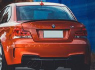 BMW 1 Serie E81/E82/E87/E88 2004–2011 Spoiler P-Style (voor E82, hoogglans zwart) foto 1