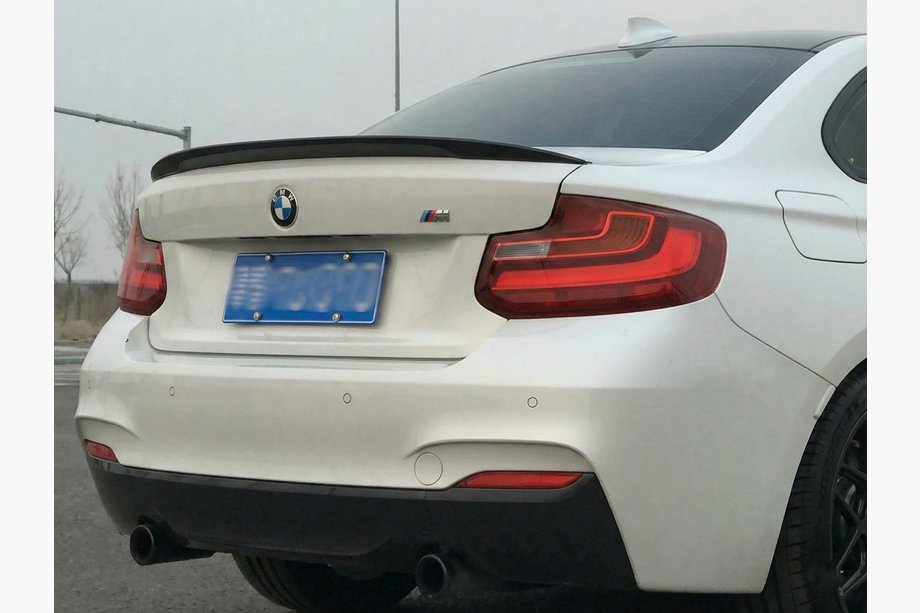BMW 2-serie F22/F23 2014–2021 P-Style spoiler (voor F22, hoogglans zwart) Image