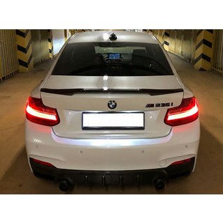 M4-Style spoiler (voor F22, hoogglans zwart) foto 1