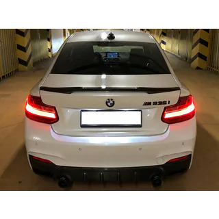 M4-Style spoiler (voor F22, hoogglans zwart)