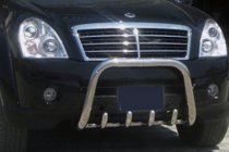 SsangYong Rexton I 2001–2017 Bullbar QT006 (RVS) foto 1