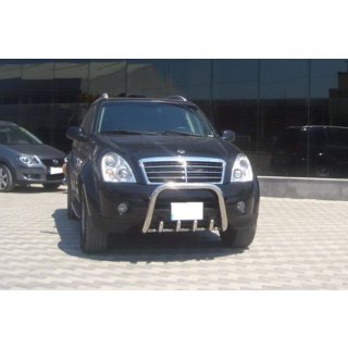 Bullbar QT006 (RVS) SsangYong Rexton I 2001–2017 foto 2