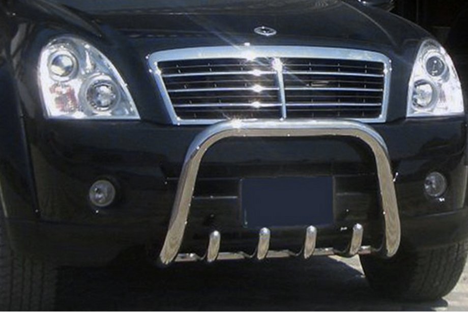SsangYong Rexton I 2001–2017 Bullbar QT006 (RVS) Image