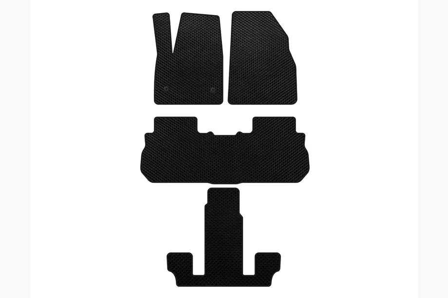 GMC Acadia 2017– EVA automatten voor interieur (3 rijen, 2017-2019, zwart) Image
