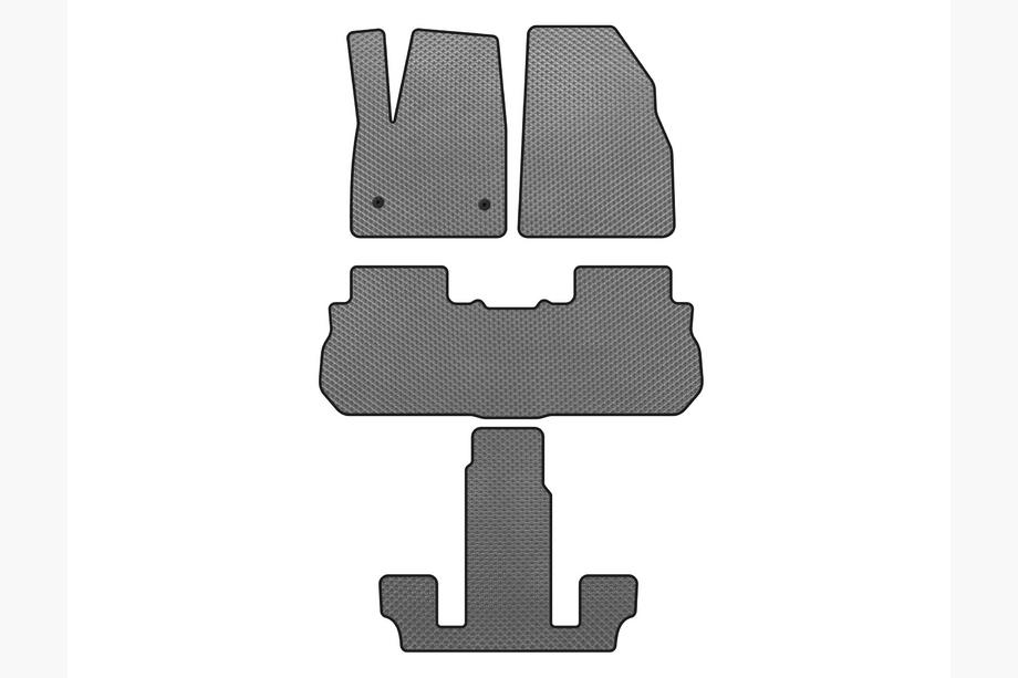 GMC Acadia 2017– EVA automatten (3 rijen, 2017-2019, grijs) Image