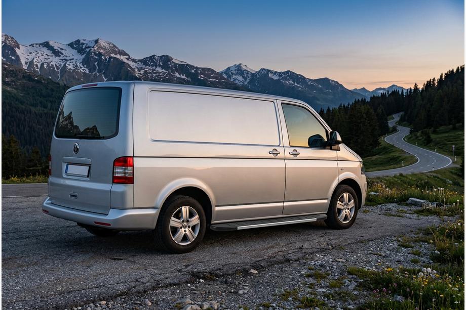 Volkswagen T5 Transporter 2003–2010 Duru zijtreden (set van 2, aluminium) Foto 2