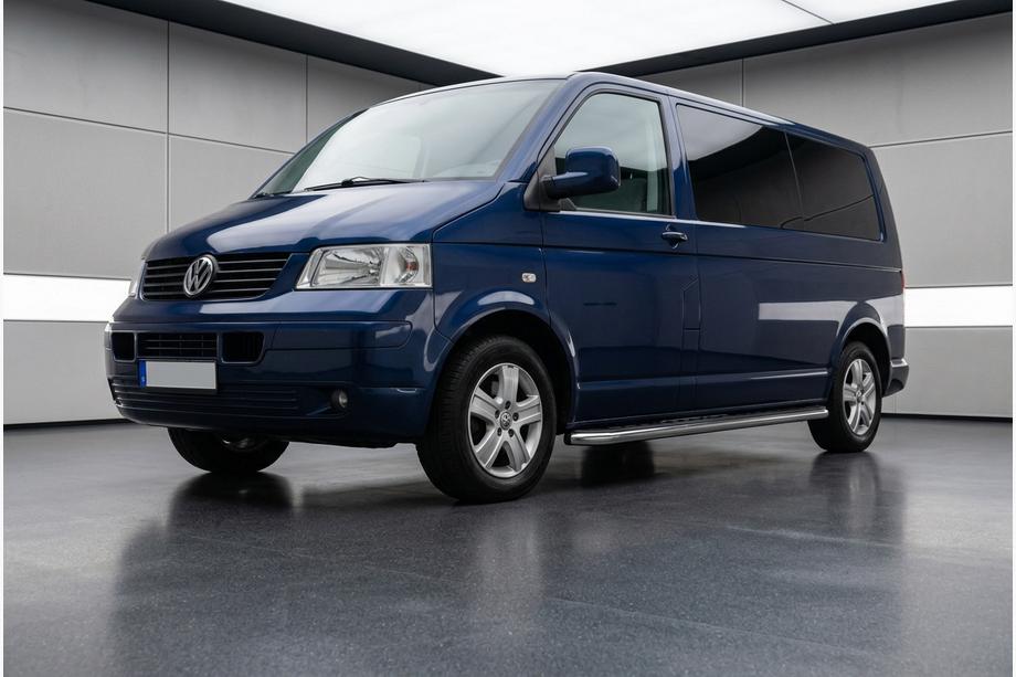 Volkswagen T5 Transporter 2003–2010 Maydos V1 zijtreden (set 2 stuks, aluminium + RVS) Korte wielbasis Image