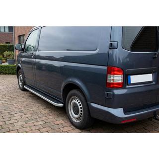 Side steps Tayga Grey (set van 2, aluminium) Volkswagen T5 Transporter 2003–2010 foto 1