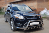Ford Kuga 2008–2013 WT003-Exclusive RVS bullbar foto 2