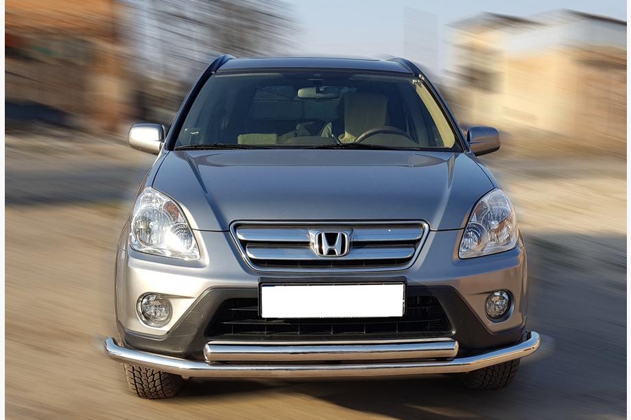 Honda CRV 2001–2006 Voorbeschermbeugel ST014 (RVS) Image