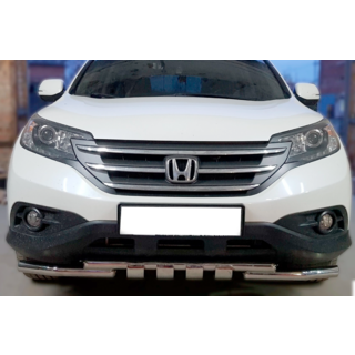RVS bullbar voorzijde Shark Honda CRV 2012–2016 foto 1