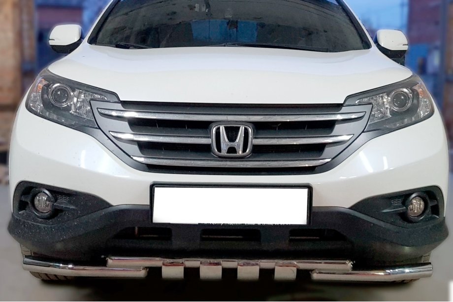 Honda CRV 2012–2016 RVS bullbar voorzijde Shark Image