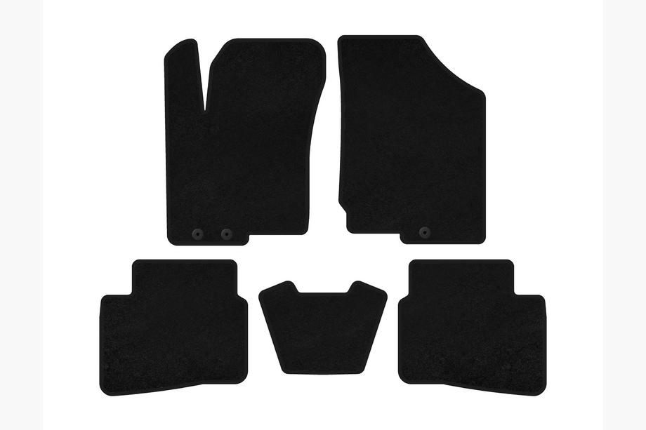 Kia Forte 2008–2024 Textiele automatten Classic (2008-2012, Zwart) Image