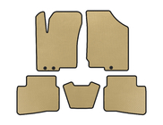 Kia Forte 2008–2024 EVA vloermatten voor interieur (2008-2012, beige) foto 1