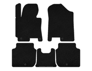 Kia Forte 2008–2024 Textielen automatten Classic (2012-2016, Zwart) foto 1