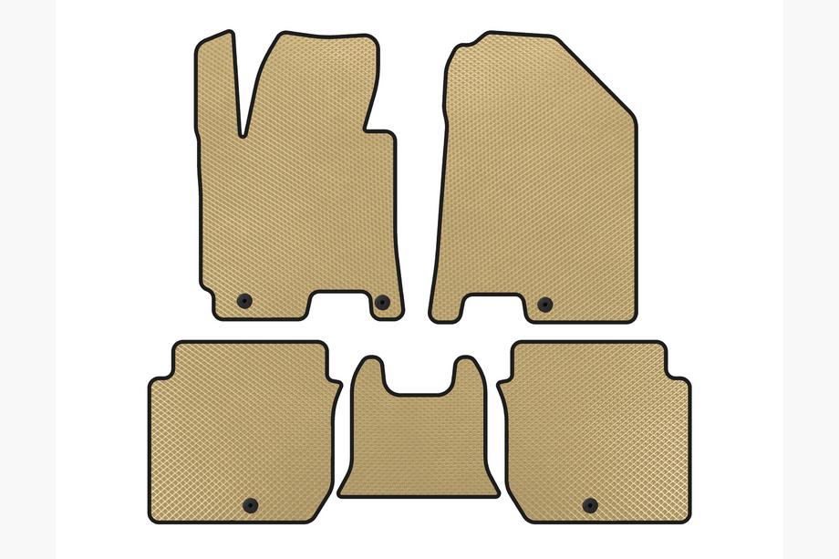 Kia Forte 2008–2024 EVA automatten (2016-2018, Beige) Image