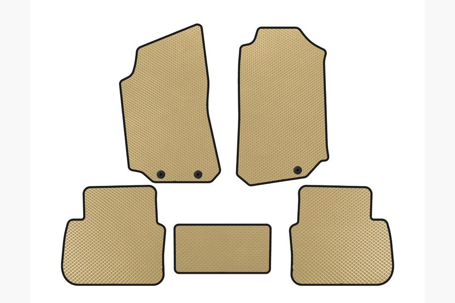 Saab 9-5 1997–2010 EVA automatten (Beige) Foto 1