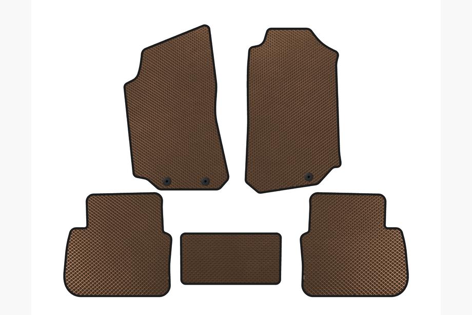 Saab 9-5 1997–2010 EVA automatten (bruin) Foto 1
