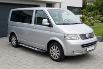 Volkswagen T5 Caravelle 2004–2010 Sunrise side steps (2 stuks, aluminium) Lange wielbasis foto 1