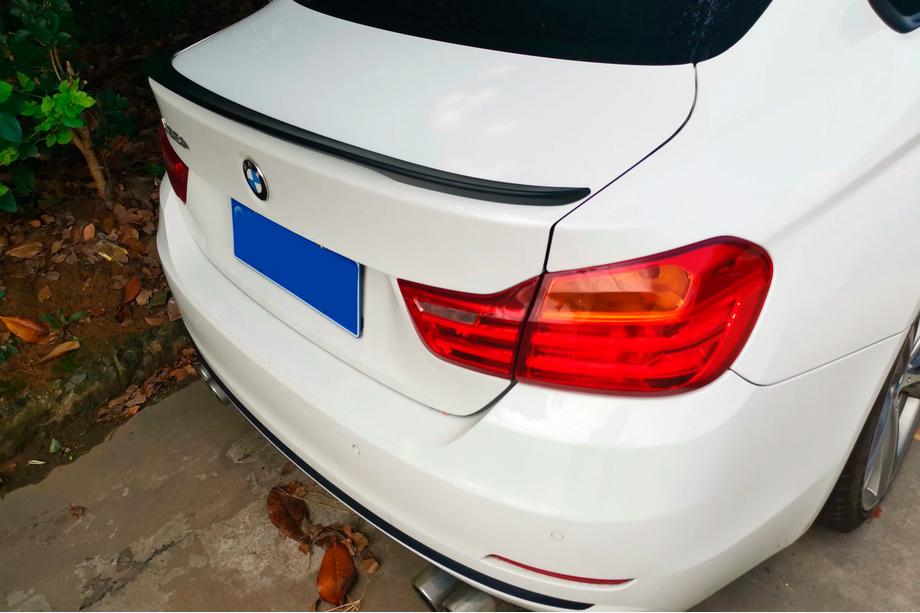 BMW 4 Serie F32/F33/F36 2012–2020 Spoiler P-Style (voor F32, hoogglans zwart) Image