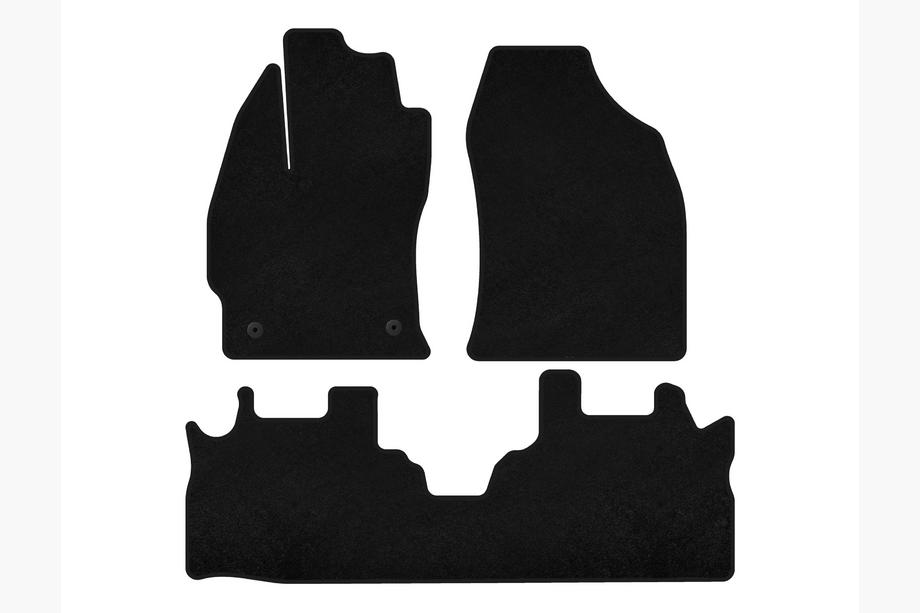 Toyota Prius Plus Textiel automatten Classic (2 rijen, zwart) Image