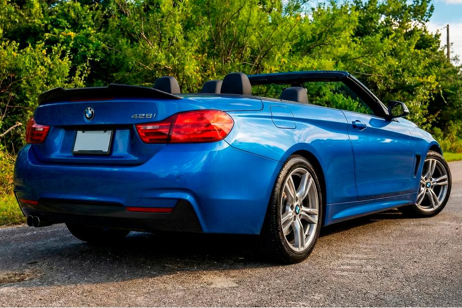 BMW 4 Serie F32/F33/F36 2012–2020 PSM-Style spoiler (voor F33, hoogglans zwart) Image