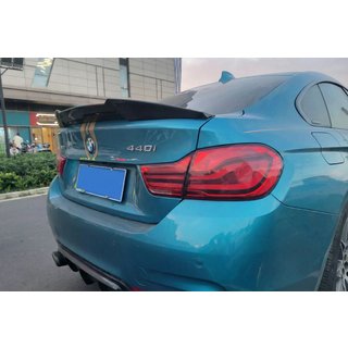 M4-stijl spoiler (voor F36, hoogglans zwart) BMW 4 Serie F32/F33/F36 2012–2020 foto 1