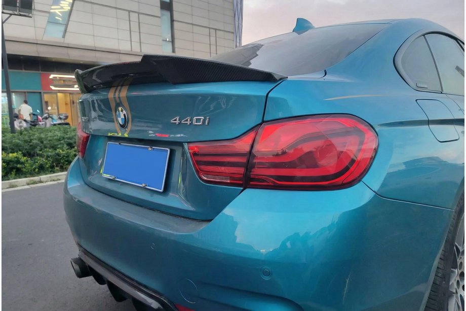 BMW 4 Serie F32/F33/F36 2012–2020 M4-stijl spoiler (voor F36, hoogglans zwart) Image