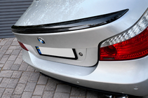 BMW 5 Serie E60/E61 2003–2010 M5-style spoiler (hoogglans zwart) foto 5