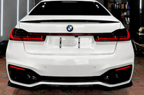 BMW 7 Serie G11/G12 2015–2022 Spoiler P-Style (hoogglans zwart) foto 2