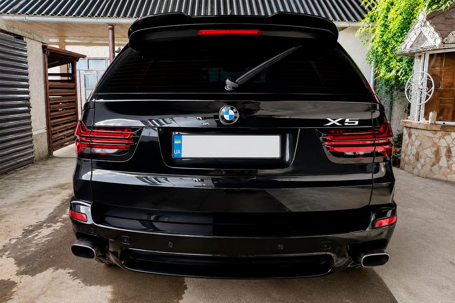 BMW X5 E70 2007–2013 Spoiler (hoogglans zwart) Foto 3