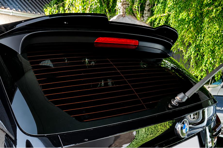 BMW X5 E70 2007–2013 Spoiler (hoogglans zwart) Foto 2